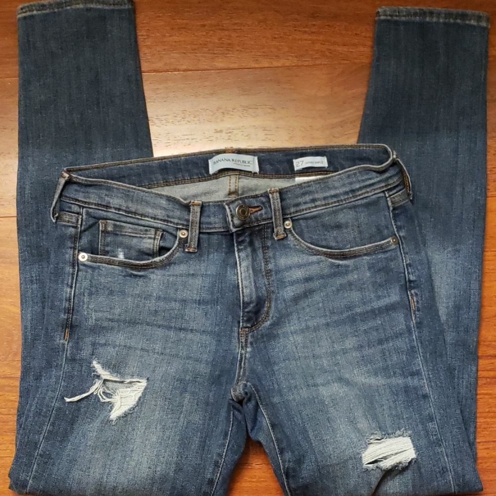 Banana Republic premium denim skinny ankle jean